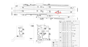 近鉄／生駒駅／／№98駅看板・駅広告、位置図