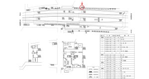 近鉄／生駒駅／／№118駅看板・駅広告、位置図