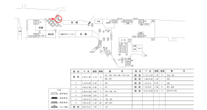 近鉄／大阪上本町駅／／№318駅看板・駅広告、位置図