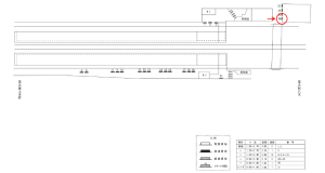 近鉄／弥刀駅／／№36駅看板・駅広告、位置図