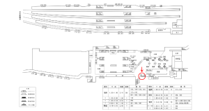 近鉄／近鉄奈良駅／／№102駅看板・駅広告、位置図