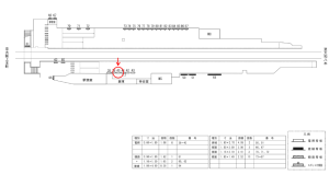 近鉄／長瀬駅／／№40駅看板・駅広告、位置図