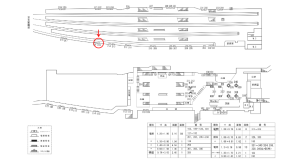 近鉄／近鉄奈良駅／／№215駅看板・駅広告、位置図