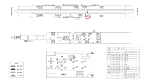 近鉄／近鉄八尾駅／／№55駅看板・駅広告、位置図