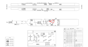 近鉄／近鉄八尾駅／／№84駅看板・駅広告、位置図