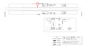 近鉄／久宝寺口駅／／№37駅看板・駅広告、位置図