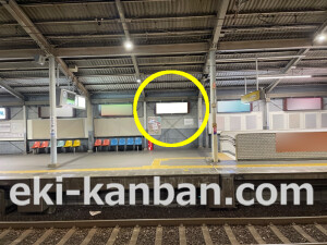 近鉄／近鉄八尾駅／／№13駅看板・駅広告、写真2