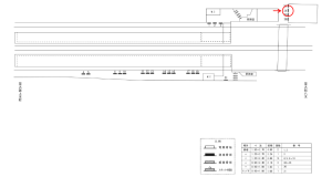近鉄／弥刀駅／／№34駅看板・駅広告、位置図