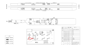 近鉄／近鉄八尾駅／／№114駅看板・駅広告、位置図