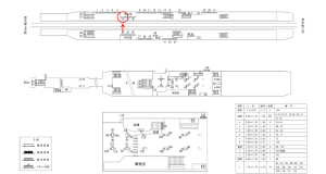 近鉄／近鉄八尾駅／／№6駅看板・駅広告、位置図