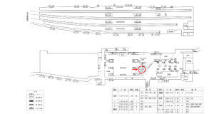 近鉄/近鉄奈良駅//№317駅看板・駅広告、位置図