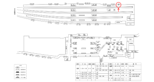 近鉄/近鉄奈良駅//№100駅看板・駅広告、位置図
