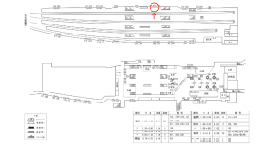 近鉄／近鉄奈良駅／／№229駅看板・駅広告、位置図