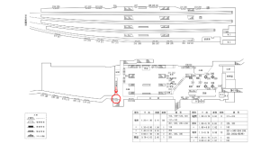 近鉄／近鉄奈良駅／／№111駅看板・駅広告、位置図
