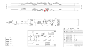 近鉄／近鉄八尾駅／／№42駅看板・駅広告、位置図