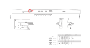 近鉄/富雄駅//№1駅看板・駅広告、位置図