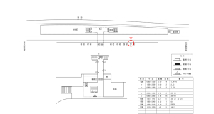 近鉄／東生駒駅／／№37駅看板・駅広告、位置図