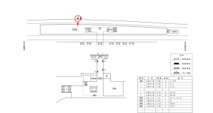 近鉄/東生駒駅//№58駅看板・駅広告、位置図