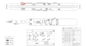 近鉄／近鉄八尾駅／／№56駅看板・駅広告、位置図
