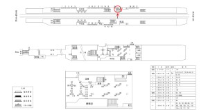 近鉄／近鉄八尾駅／／№25駅看板・駅広告、位置図