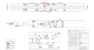 近鉄／近鉄八尾駅／／№12駅看板・駅広告、位置図
