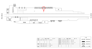 近鉄／長瀬駅／／№80駅看板・駅広告、位置図