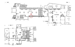 JR 元町駅//№070駅看板・駅広告、位置図