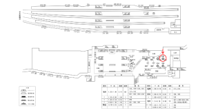 近鉄／近鉄奈良駅／／№340駅看板・駅広告、位置図