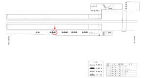 近鉄／弥刀駅／／№10駅看板・駅広告、位置図