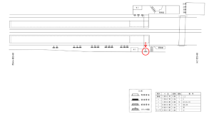 近鉄／弥刀駅／／№31駅看板・駅広告、位置図