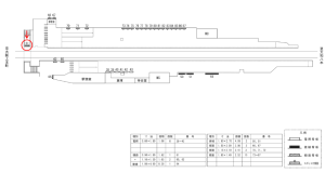 近鉄／長瀬駅／／№61駅看板・駅広告、位置図