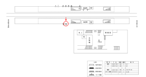 近鉄／久宝寺口駅／／№43駅看板・駅広告、位置図