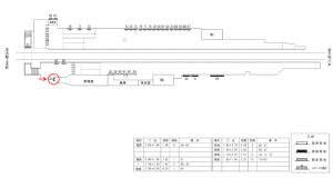 近鉄/長瀬駅//№65駅看板・駅広告、位置図