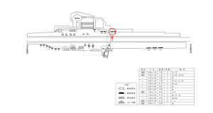 近鉄／菖蒲池駅／／№57駅看板・駅広告、位置図