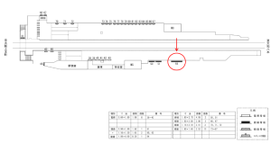 近鉄／長瀬駅／／№64駅看板・駅広告、位置図