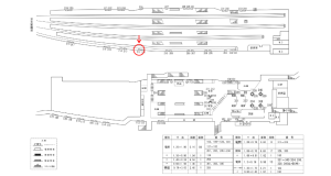 近鉄／近鉄奈良駅／／№212駅看板・駅広告、位置図