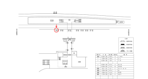 近鉄／東生駒駅／／№49駅看板・駅広告、位置図