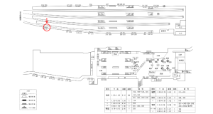 近鉄／近鉄奈良駅／／№217駅看板・駅広告、位置図