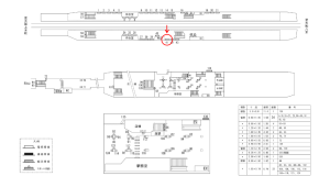 近鉄／近鉄八尾駅／／№41駅看板・駅広告、位置図