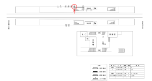 近鉄／久宝寺口駅／／№40駅看板・駅広告、位置図