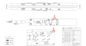 近鉄／近鉄八尾駅／／№136駅看板・駅広告、位置図