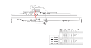 近鉄／菖蒲池駅／／№1駅看板・駅広告、位置図