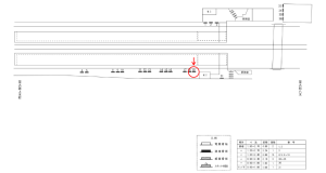 近鉄／弥刀駅／／№19駅看板・駅広告、位置図