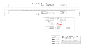 近鉄／久宝寺口駅／／№34駅看板・駅広告、位置図
