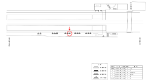 近鉄／弥刀駅／／№13駅看板・駅広告、位置図