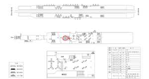 近鉄／近鉄八尾駅／／№100駅看板・駅広告、位置図