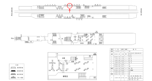 近鉄／近鉄八尾駅／／№11駅看板・駅広告、位置図