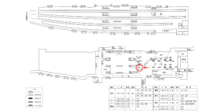 近鉄／近鉄奈良駅／／№318駅看板・駅広告、位置図