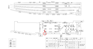 近鉄／近鉄奈良駅／／№110駅看板・駅広告、位置図