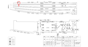 近鉄／近鉄奈良駅／／№220駅看板・駅広告、位置図